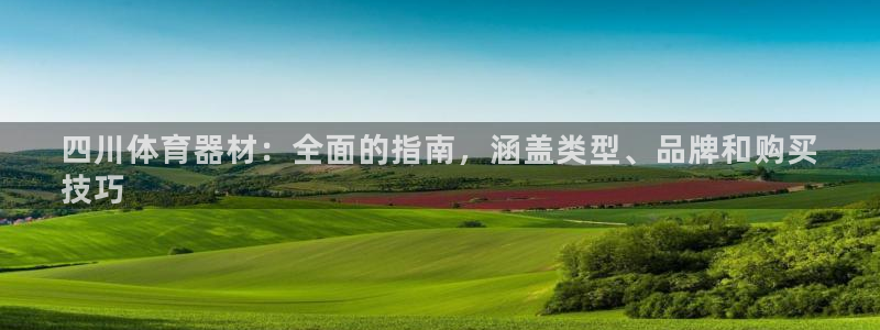 极悦娱乐代理：四川体育器材：全面的指南，涵盖类型、品