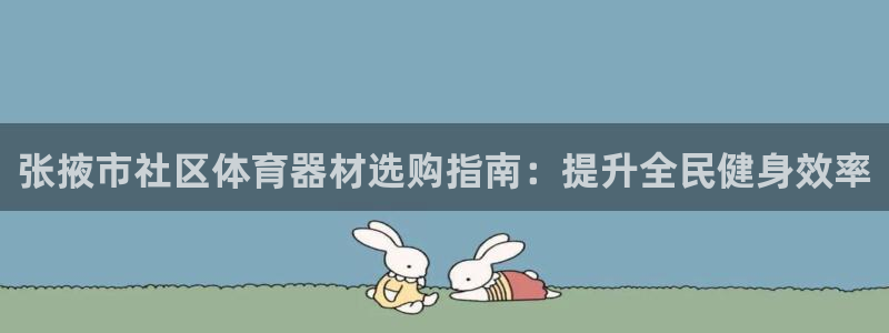 极悦平台是什么公司：张掖市社区体育器材选购指南：提升