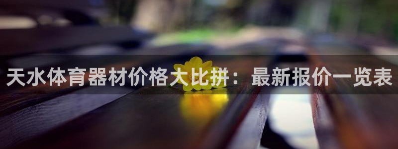 极悦官网登录入口网址：天水体育器材价格大比拼：最新报