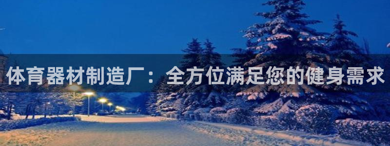 极悦官网入口登录：体育器材制造厂：全方位满足您的健身