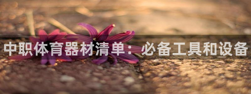 极悦娱乐公司最新招聘信息网：中职体育器材清单：必备工
