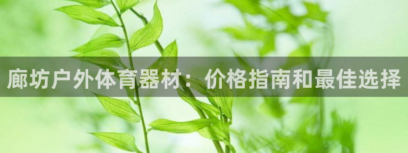 极悦平台注册和登录页面在哪：廊坊户外体育器材：价格指