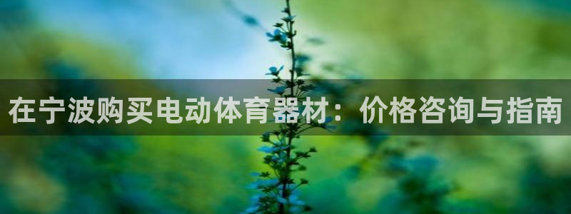 极悦娱乐下载官网：在宁波购买电动体育器材：价格咨询与