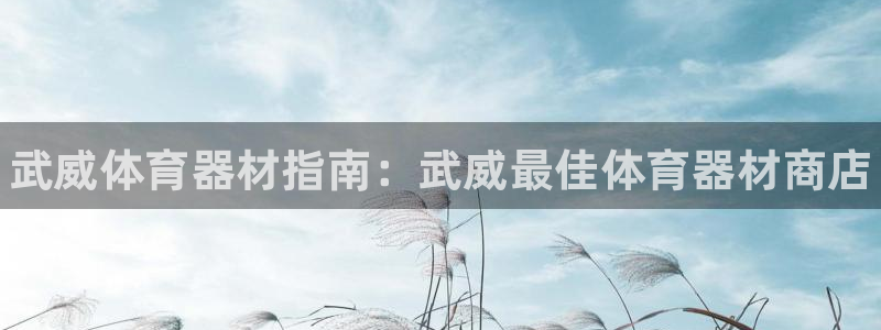 极悦官网登录：武威体育器材指南：武威最佳体育器材商店