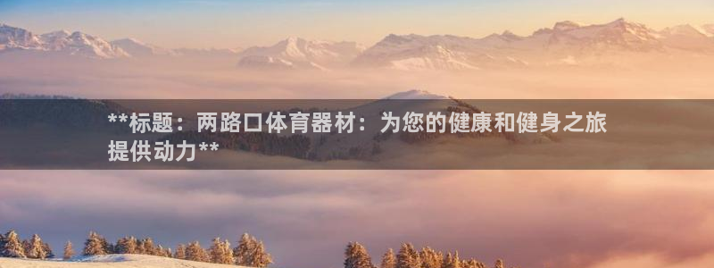 极悦平台与网易合作详情在哪：**标题：两路口体育器材